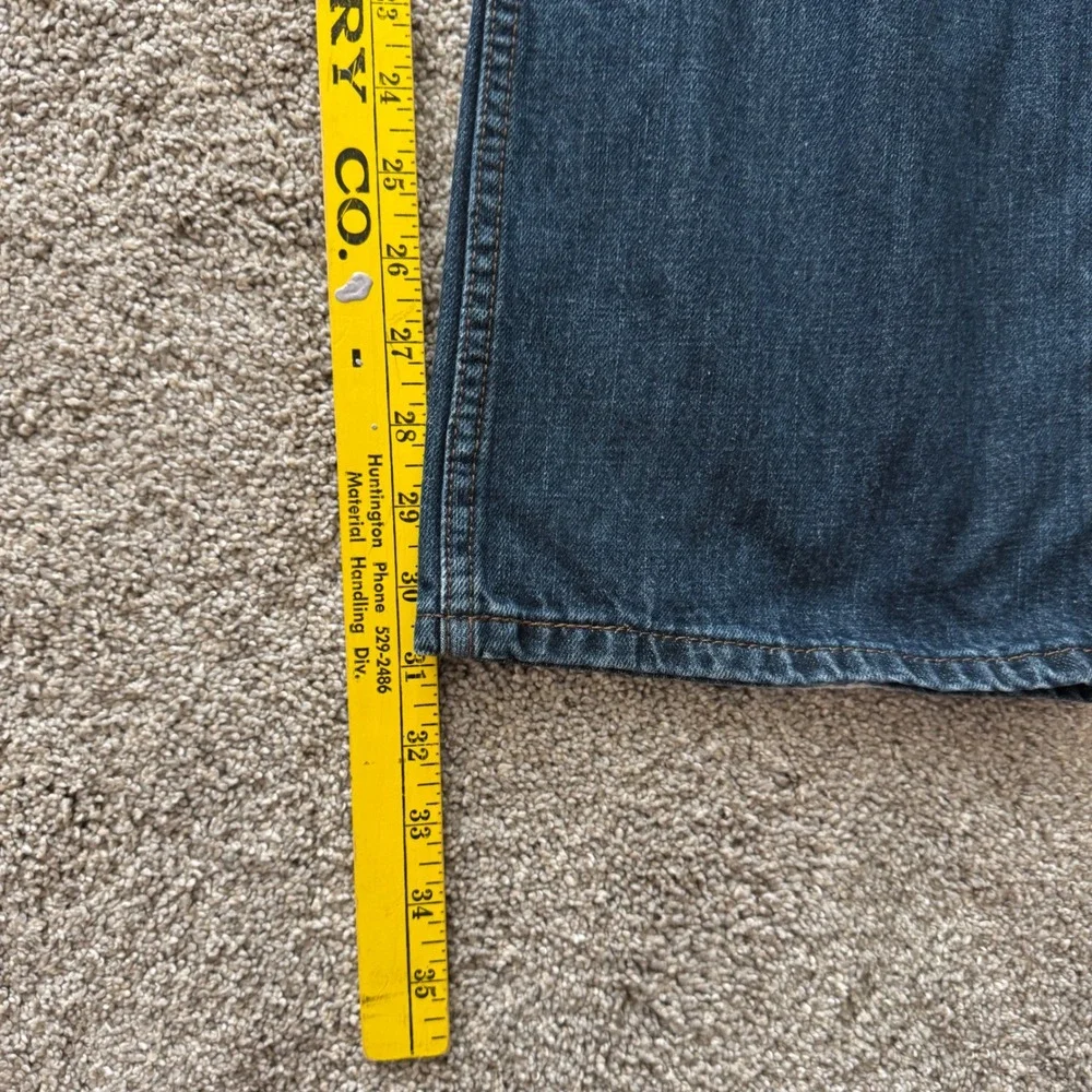 Levis 527 Slim Bootcut Jeans‎ Mens 38x32 Blue Denim Pants 527-0511